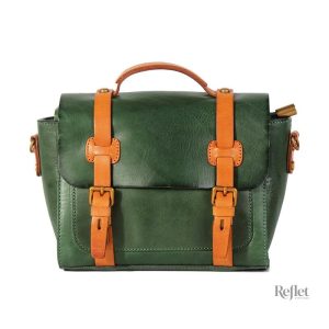 Sac à dos vintage en cuir, style féminin et intemporel