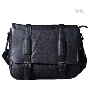 Cartable en cuir vintage pour homme, style classique et élégant