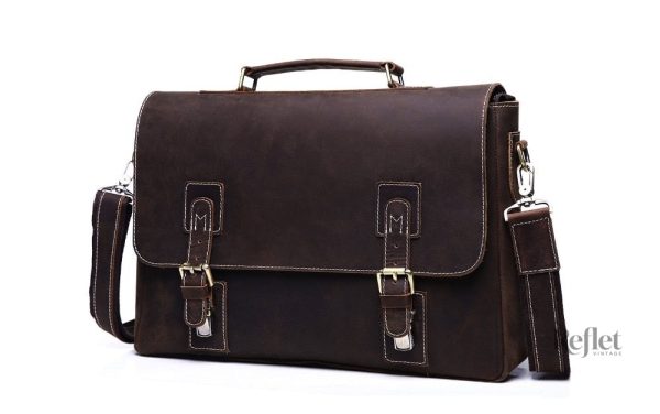 cartable-vintage-en-cuir-1 Cartable en cuir vintage élégant et pratique