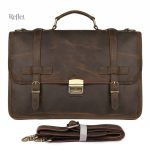 Cartable Vintage Homme en Cuir