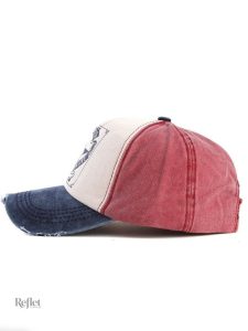 Casquette rétro avec design américain classique