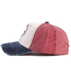 Casquette rétro avec design américain classique