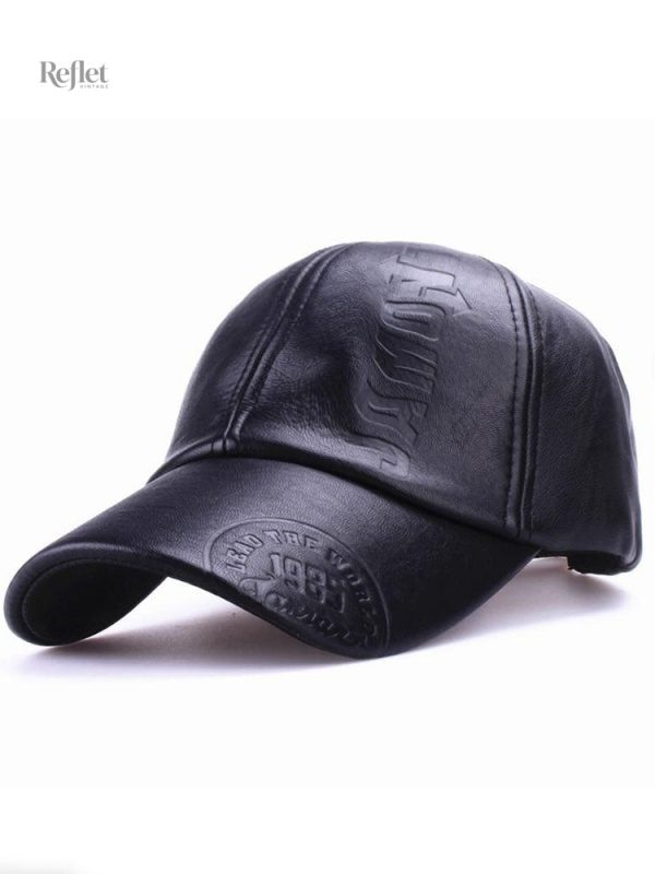 casquette-cuir-vintage-1 Casquette cuir vintage élégante et intemporelle