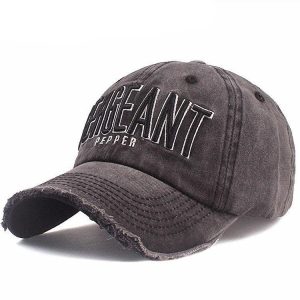 Casquette vintage avec motif original et style rétro