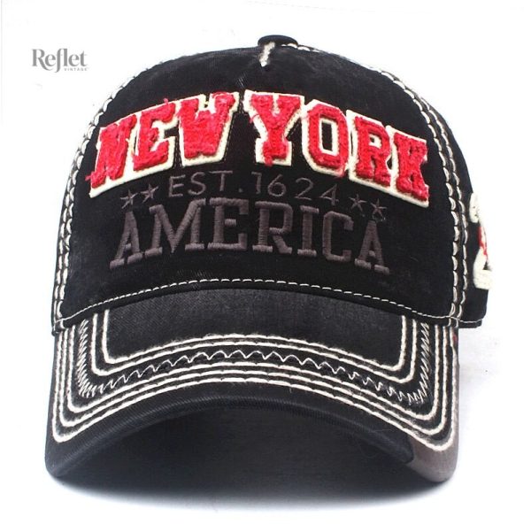 Casquette de base-ball style rétro New York