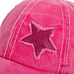 Casquette rose au style rétro pour une touche fashion