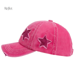 Look décontracté : casquette rose au design classique