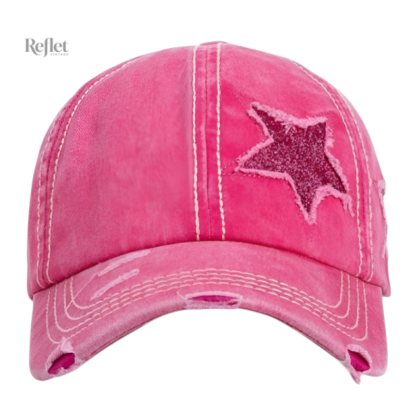 Casquette intemporelle rose, idéale pour le quotidien