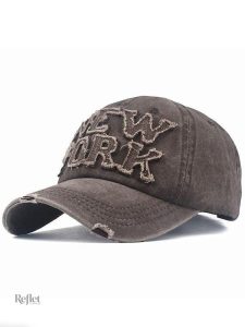 Casquette Vintage Marron en toile pour un style rétro