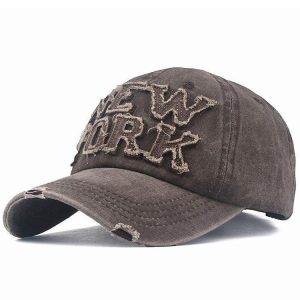 Casquette Vintage Marron en toile pour un style rétro