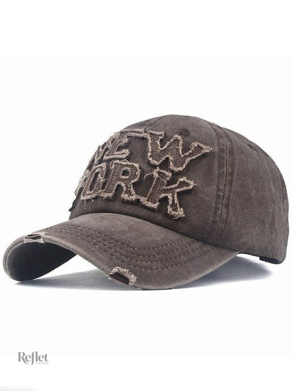 casquette-vintage-marron-1 Casquette Vintage Marron en toile pour un style rétro