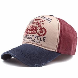 Casquette Vintage Moto en style rétro pour passionnés de moto