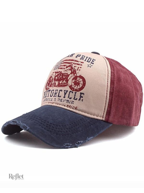 casquette-vintage-moto-1 Casquette Vintage Moto en style rétro pour passionnés de moto
