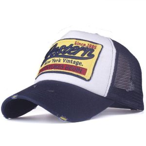 Casquette Vintage avec motif western distinctif