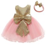 Robe de cérémonie pour bébé en style princesse