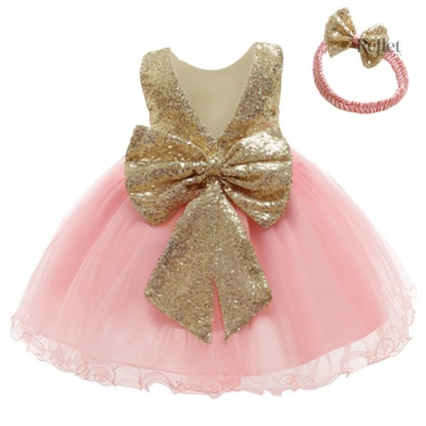 Robe de cérémonie pour bébé en style princesse