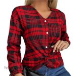 Chemise femme à motifs vintage