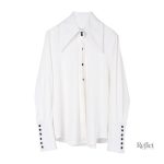 Chemise blanche vintage pour femme élégante et rétro