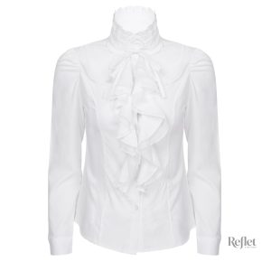 Chemise blanche luxe femme vintage