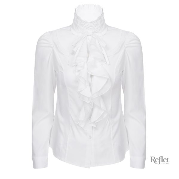 Chemise blanche luxe femme vintage