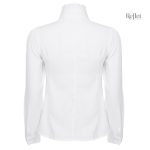 Chemise vintage élégante en blanc pour femme