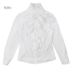 Chemise féminine classique au style vintage sophistiqué