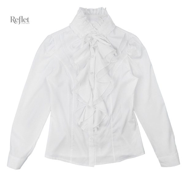 Chemise féminine classique au style vintage sophistiqué