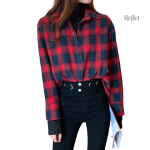 Style décontracté avec cette chemise vintage féminine