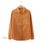 Chemise en daim élégant pour un style vintage