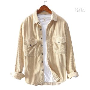 Chemise en jean délavée pour femme