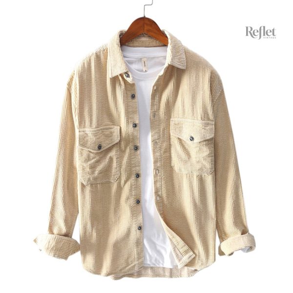 Chemise en jean délavée pour femme