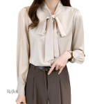 Chemise à motifs rétro pour un style unique féminin