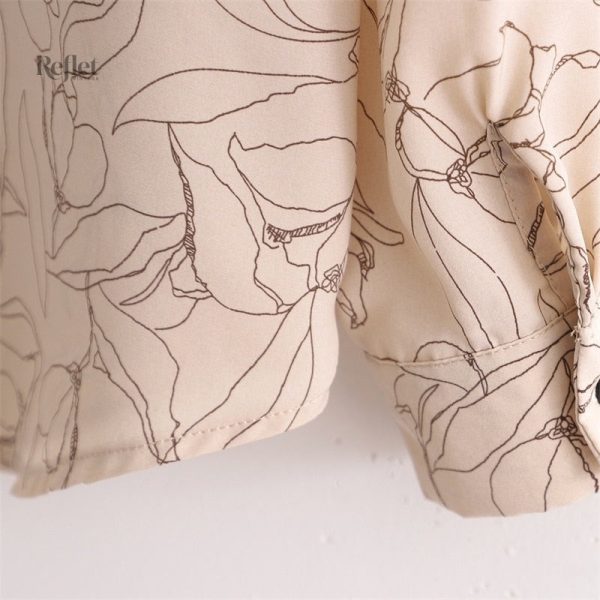 Chemise à motifs rétro pour un style unique