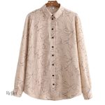 Chemise avec imprime vintage pour les femmes