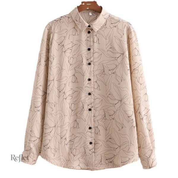 Chemise avec imprime vintage pour les femmes
