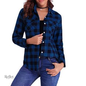 Chemise femme années 80 au design original