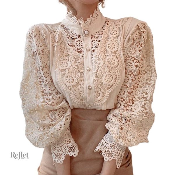 chemise-vintage-bretelle-1 Chemise vintage à bretelles pour femme