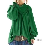 Chemise vintage femme à motifs colorés et design rétro