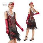 Élégant costume femme inspiré des années 20, look festif