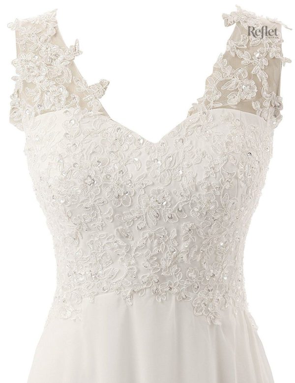 Robe de mariée style princesse avec jupe volumineuse