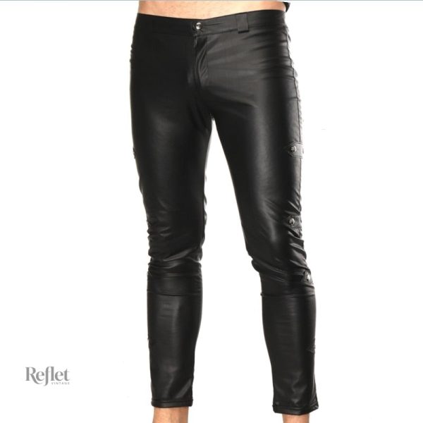 cuir-moto-vintage-homme-pantalon-1 Cuir moto vintage homme pantalon