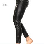 Pantalon homme en cuir de style classique
