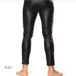 Cuir vintage pour moto homme pantalon