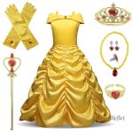 Vêtement pour enfants, robe de princesse élégante