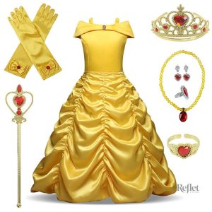 Vêtement pour enfants, robe de princesse élégante