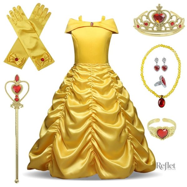 Vêtement pour enfants, robe de princesse élégante