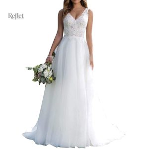 Robe de mariée princesse en dentelle élégante