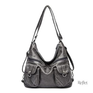 Sac à main vintage en cuir pour un look chic et raffiné