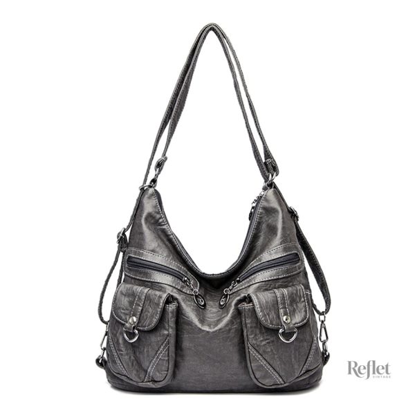 Sac à main vintage en cuir pour un look chic et raffiné