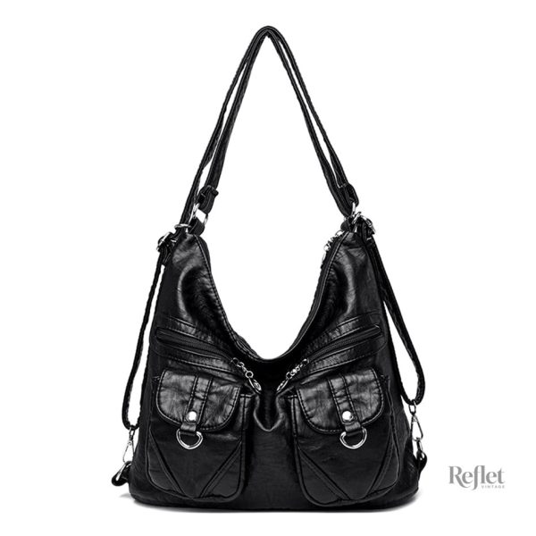 Modèle de sac à main en cuir pour un style rétro